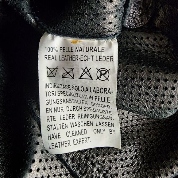 NOI Firenze Black Leather Jacket 44 - Picture 7 of 8